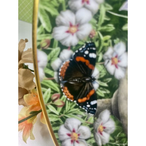 Franklin porcelain plate by Peter Banett, made in England, blue 9 1/4", Limited - Picture 3 of 17